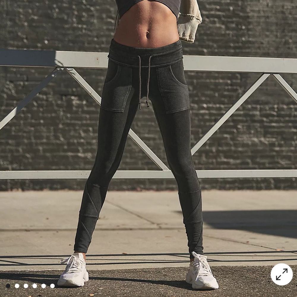 black Free People Movement leggings size : xs
